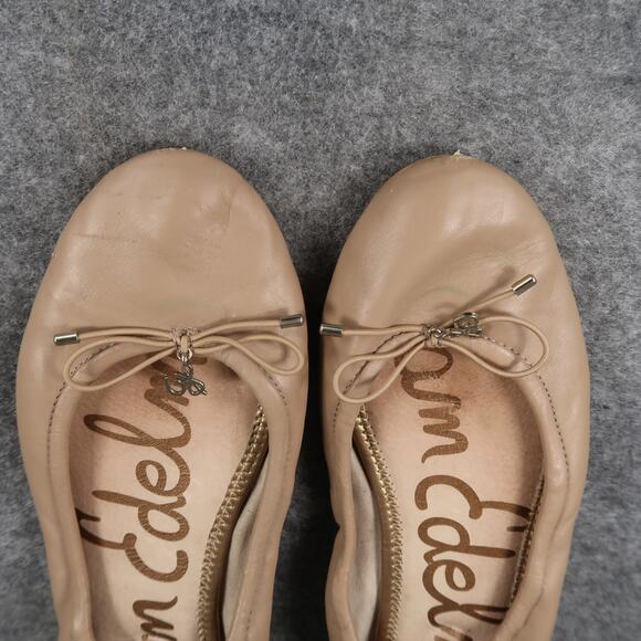Sam Edelman Shoes Womens 7 Ballet Flats Felicia Leather Round Closed Toe Fashion - Picture 7 of 12